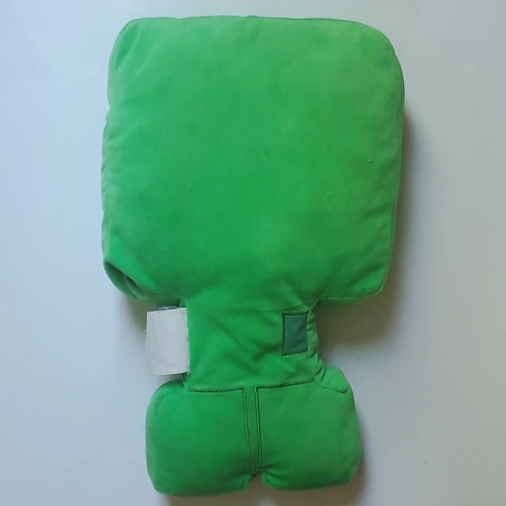 Minecraft Creeper Green/Black Plush Bed Pillow-OS